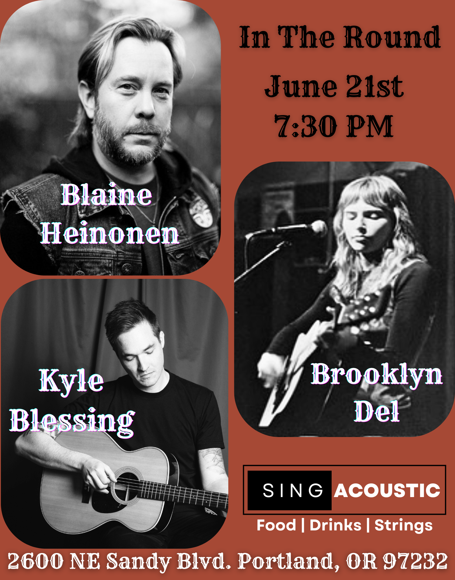Brooklyn Dell and Blaine Heinonen, In the round